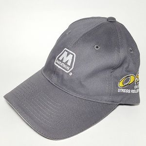 Marathon Oil Logo Strapback Dad Cap Baseball Hat